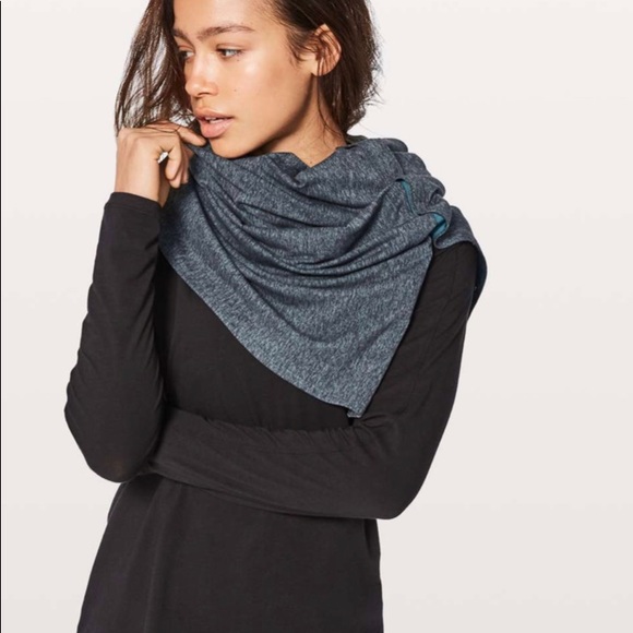 lululemon athletica Accessories - Lululemon Vinyasa Scarf- Heathered Submarine color
